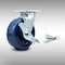 Service Caster 6 Inch SS Solid Poly Caster with Roller Bearing and Brake/Swivel Lock SCC SCC-SS30S620-SPUR-TLB-BSL - alternate 1